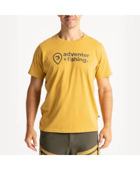 ADVENTER & FISHING T-SHIRT MUSTARD