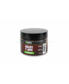 NIKL BOILIES IN DIP STRAWBERRY 20MM