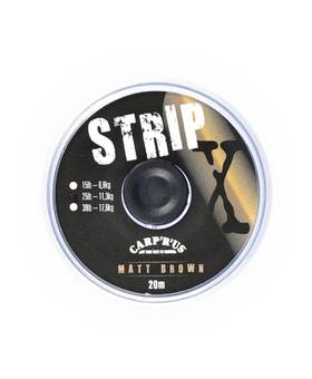 CARP R US STRIP-X MATT BROWN 20m