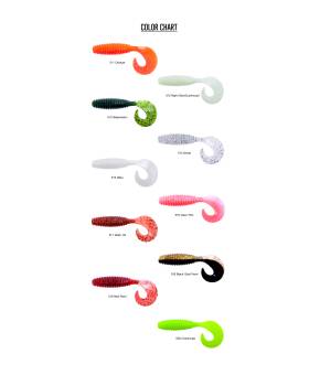 BLACK HOLE CALYPSO EDGE GRUB WORM 3.5inch 6pcs