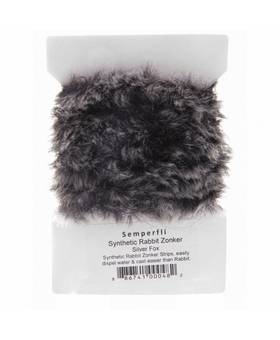 SEMPERFLI SYNTHETIC RABBIT ZONKER #SILVER FOX