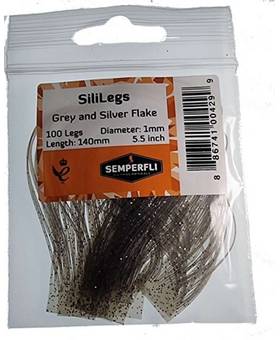 SEMPERFLI SILILEGS #GREY AND SILVER FLAKE