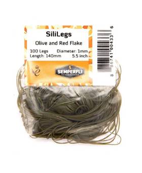 SEMPERFLI SILILEGS #OLIVE RED FLAKE