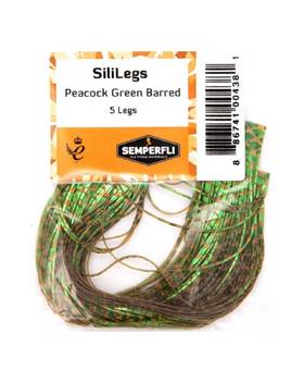 SEMPERFLI SILILEGS #PEACOCK GREEN BARRED