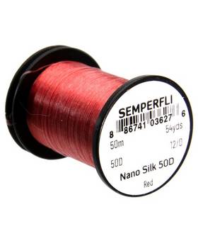 SEMPERFLI NANO SILK 50D 50m 12/0 #RED