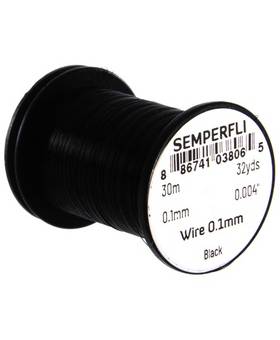 SEMPERFLI WIRE 0,1mm #BLACK