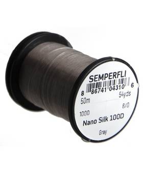 SEMPERFLI NANO SILK 100D 50m 6/0 #GRAY