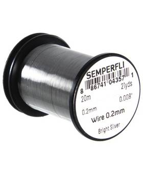 SEMPERFLI WIRE 0.2mm #BRIGHT SILVER