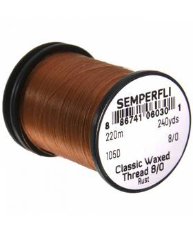 SEMPERFLI WAXED THREAD 8/0 #RUST