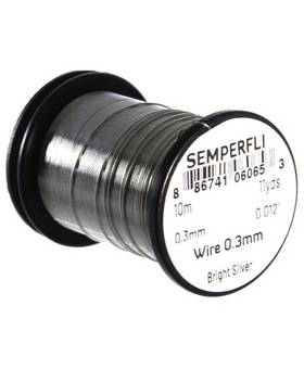 SEMPERFLI TYING WIRE 0,3mm #BRIGHT SILVER