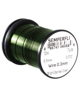 SEMPERFLI TYING WIRE 0,3mm #DAMSEL GREEN