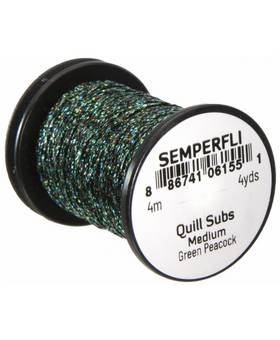 SEMPERFLI PEACOCK QUILL SUBS #MEDIUM GREEN PEACOCK