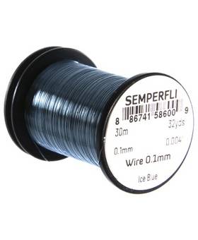 SEMPERFLI WIRE 0,1mm #ICE BLUE