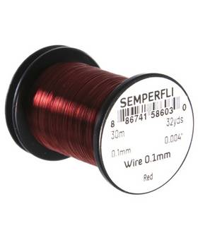 SEMPERFLI WIRE 0,1mm #RED