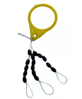 CASTED RUBBER FLOAT STOPPERS BLACK