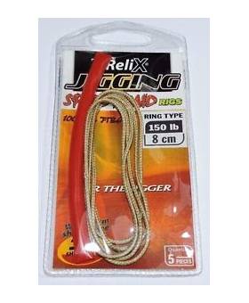 RELIX JIG SPARE HOOK PIPES TYPE 150lbs 8.5cm 5psc