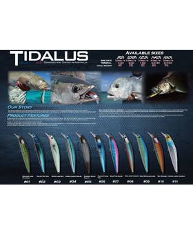 OCEANS LEGACY TIDALUS MINNOW 92mm SLOW SINK 16g