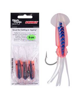 BLACK MAGIC SQUIDLY 9CM #BLUE ORANGE