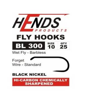 HENDS FLY HOOKS BL300 BARBLESS