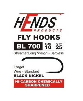 HENDS FLY HOOKS BL700 BARBLESS
