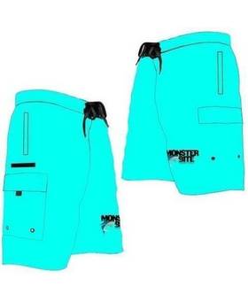 MONSTER BITE BOARD SHORTS TURQUOISE