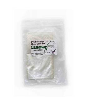 CASTAWAY PVA SOLID BAGS 60mm x 105mm 25kos