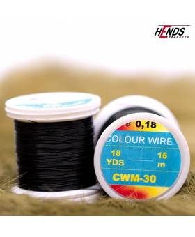 HENDS COLOUR WIRE BLACK 0.18