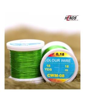 HENDS COLOUR WIRE GREEN 0.09