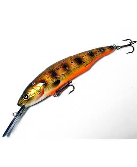 DACO LURE WOODEN HANDMADE 16cm 35g DEEP BROWN TROUT