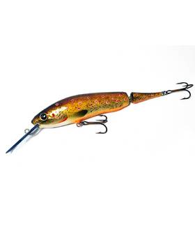 DACO LURE WOODEN HANDMADE JOINTED 16cm 35g DEEP BROWN TROUT