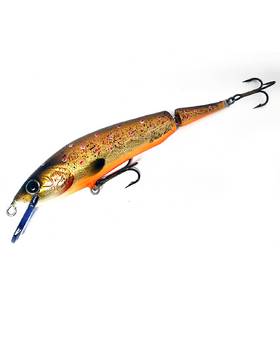 DACO LURE WOODEN HANDMADE JOINTED 16cm 35g SHALLOW BROWN TROUT