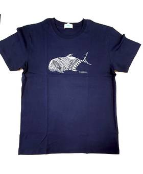 FISHERMAN COTTON T-SHIRT GT BLUE #L