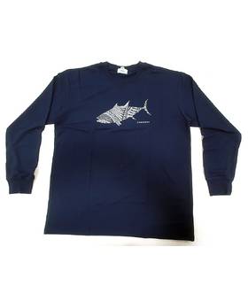 FISHERMAN DRY LONG SLEEVE SHIRT TUNA NAVY