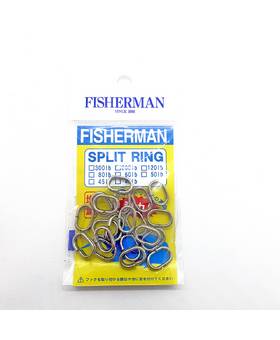 FISHERMAN SUPER RESISTANT OVAL SPLIT RING #120lb