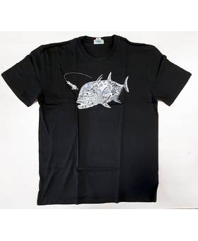 FISHERMAN GT TATOO T-SHIRT BLACK/WHITE