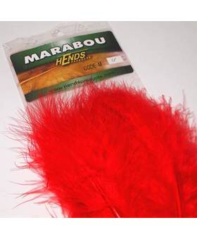 HENDS MARABOU FEATHERS Red