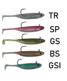 NESA LURES SEA BASS SHAD 6CM 6g 3pcs