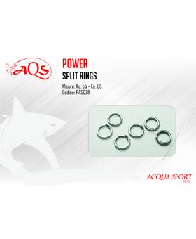 AQS POWER SPLIT RINGS 12psc