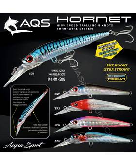 AQS HORNET TROLLING LURE 140MM 50G