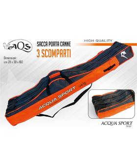 AQS 3 COMPARTMENT ROD BAG