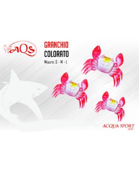 AQS SOFT SILICONE CRAB M RED