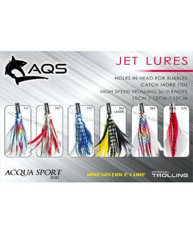 AQS JET TROLLING LURE RIGGED 12CM