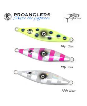 KS PROANGLERS SLOW JIG 90g #ZEBRA ROSE/PINK