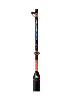 SUNRISE CUSTOM MADE IN ITALY TOP-SHOT LIVEBAIT TROLLING ROD #S GUARDIANO 200-600g