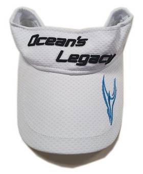 OCEANS LEGACY SUN VISOR #WHITE