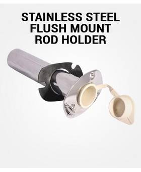 MAXEL ALUMINIUM FLUSH MOUNT ROD HOLDER MRH09