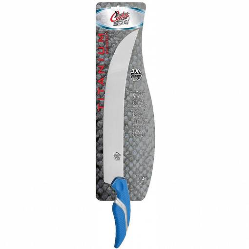 CUDA TITANIUM BONDED 10IN CURVED KNIFE