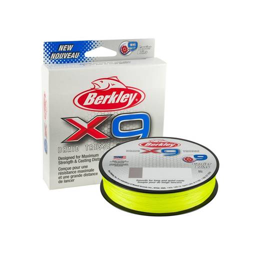 BERKLEY X9 BRAID 150m FLAME GREEN