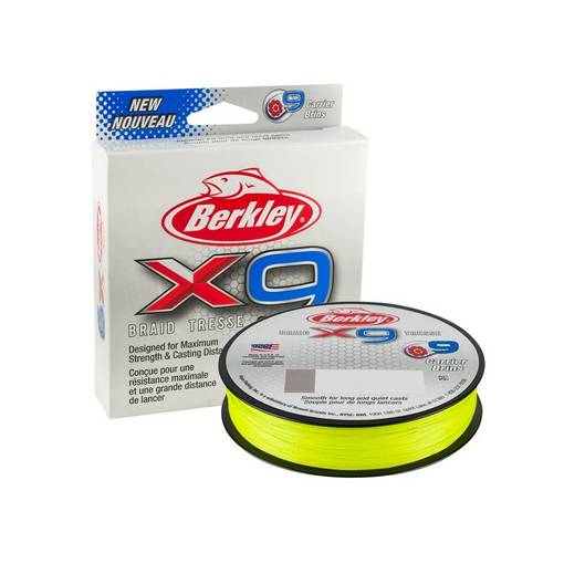 BERKLEY X9 BRAID 300M FLAME GREEN