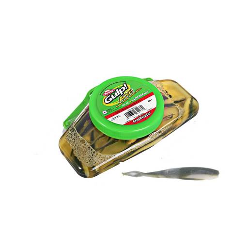 BERKLEY GULP MINNOW EMERALD SHINER10cm